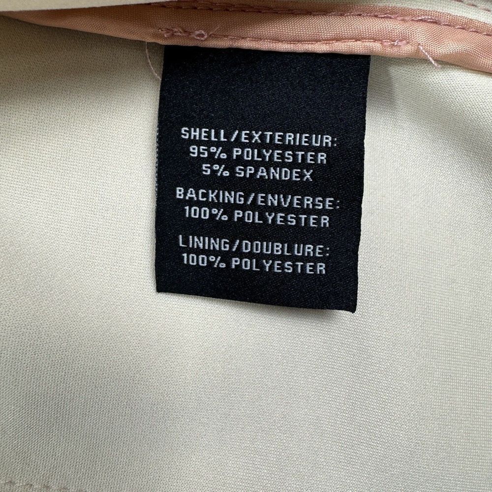 Bagatelle Suede Button Up Shacket Pink Chore Jacket Womens Size XS Houndstooth - Picture 12 of 12